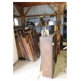 Bed Frames, Headboards, Chair parts, etc. Lot