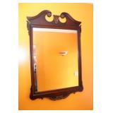 Wood Framed Antique Mirror