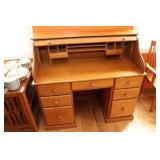 Oak Roll Top Desk