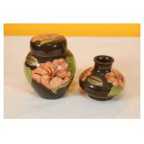Moorcroft - Brown Hibiscus Ginger Jar, Vase
