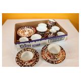 Royal Crown Derby Cups & Saucers, Cream & Sugar