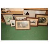 Antique Framed Prints & Pictures (6)