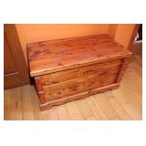 Cedar Blanket Box