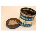 Philip Morris Tobacco Tin including pennies