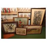 Framed Military Prints (Various Sizes) (5)