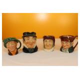 Royal Doulton Toby Jugs (4)