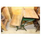Antique School Desk