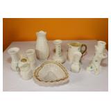 Belleek Porcelain Pieces (11)