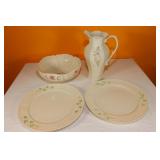 Belleek Porcelain Pieces (4)