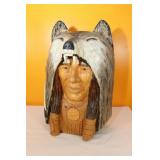 Native Wood Carving (Wolf)