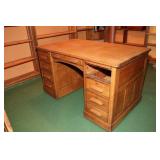 Oak Desk - 54'Wx32'Dx30'H