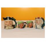 Royal Doulton Toby Jugs (4)