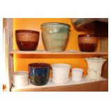 Assorted Flower Pots (8)