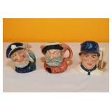 Royal Doulton Toby Jugs (3)