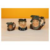 Royal Doulton Toby Jugs (3)