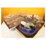 Glass Stemware, Misc. Tray Lot