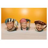 Royal Doulton Toby Jugs (3)