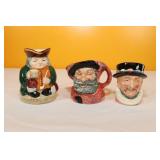 Royal Doulton Toby Jugs (3)