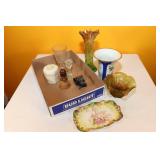 Vases, Serving Trays, Candlestick Holder, etc.