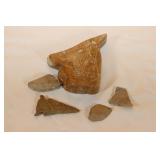 Soapstone Carving, Arrowheads