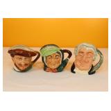 Royal Doulton Toby Jugs (3)