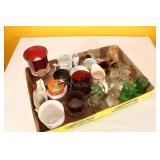 Glass FIgurines, Glassware, etc.