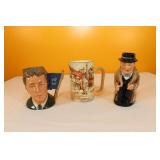 Royal Doulton Figurines (2) & Mug