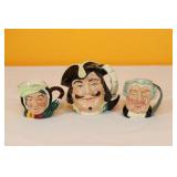 Royal Doulton Toby Jugs (3)