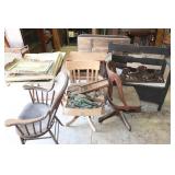 Bench, Chairs, Frames, Shelf, Parlour Table, etc.