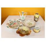 Plates, Vase, Bowls, etc.