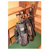 Vintage Golf Clubs (3 Sets)