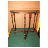 Half Round Display Table