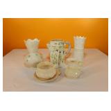 Belleek Porcelain Pieces (5)