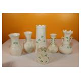Belleek Porcelain Pieces (6)