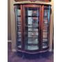 Solid Wood Lighted Display Cabinet