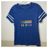 17-Qty "Be Kind" Blue Shirts