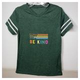 10-Qty "Be Kind" Dark Green Shirts