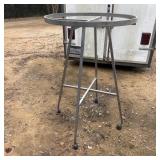 1-Qty 36" Round Folding Rack w/ Rectangular Tubing