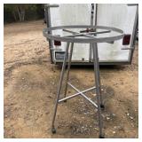 1-Qty 36" Round Folding Rack w/ Rectangular Tubing