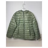 10-Qty Light Green Puffer Jackets