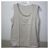 16-Qty Grey Tank Tops W/ Pocket