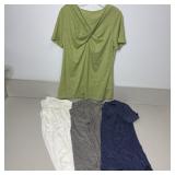 45-Qty Assorted Knot V-Neck Short Sleeve Tunics