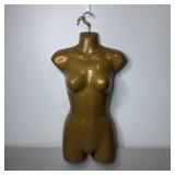 1-Qty Display Gold Female Mannequin Form Half