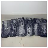 22-Qty Chuns Blue & White Stretch Leggings with