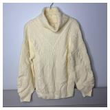 7-Qty White Batwing Knit Baggy Sweaters