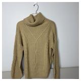 30-Qty Khaki Batwing Knit Baggy Sweaters