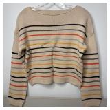 20-Qty Khaki Striped Sweaters