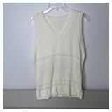 40-Qty White Crochet Sexy Cami Tank Tops