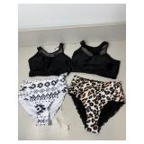18-Qty Aztec/ Leopard Print Bathing Suits