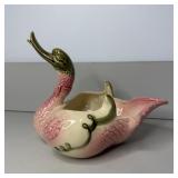 8 1/2" Vintage Hull Pottery Swan Planter Vase
